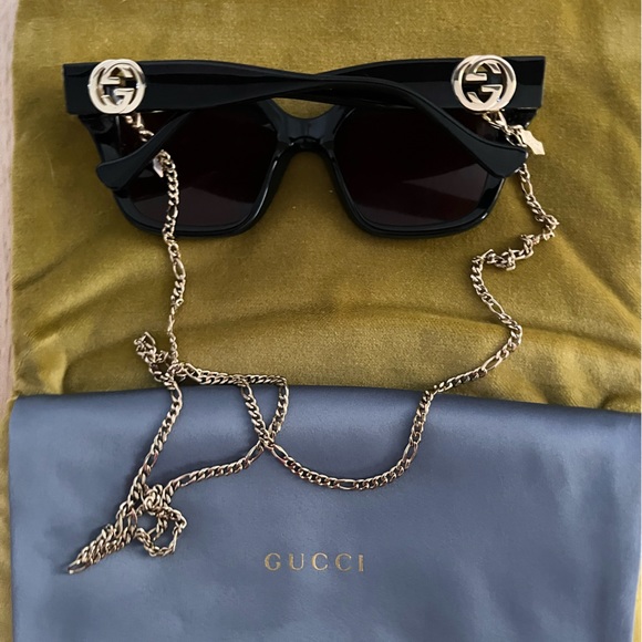 Gucci sunglasses with chain - Picture 4 of 5